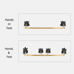 Kit de barre d'écartement de bondage avec bordure en dentelle