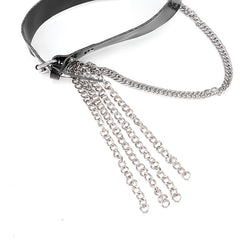 Collar de Látex con Cadena