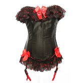 Palace Lace Bow Corset with Garter