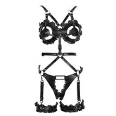 Lace and Diamond Bondage Harness