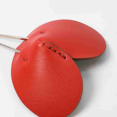 Leather Heart Shaped Clamps