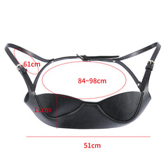 Ensemble de lingerie de bondage en cuir