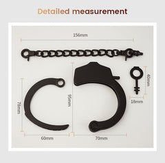 Menottes en alliage unique