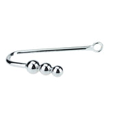 Metal Stainless Steel Three Ball Anal Hook