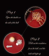 Pinces à ailes d'ange lumineuses creuses