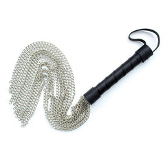 Leather Handle Iron Chain Flogger