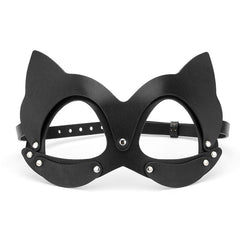Masquerade Leather Cat Mask