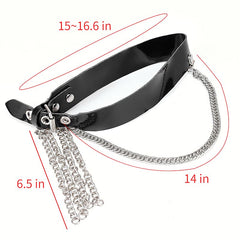 Collar de Látex con Cadena
