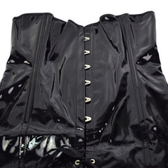 Shapewear à bretelles haute brillance pour le contrôle du ventre