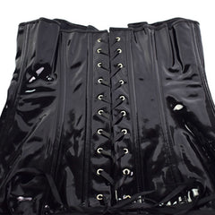 Shapewear à bretelles haute brillance pour le contrôle du ventre