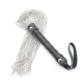 Leather Handle Iron Chain Flogger