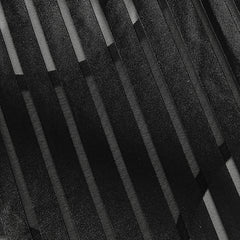 Body rayé en maille transparente avec épissure