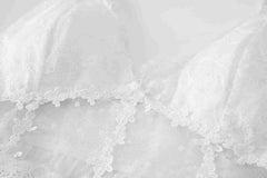 Ensemble de nuit en soie et dentelle transparente