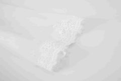 Ensemble de nuit en soie et dentelle transparente