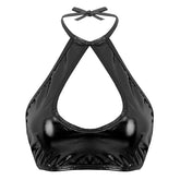 Sexy Lace Up Strap Halter Top