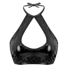 Top sexy con tirantes y cordones