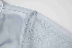 Peignoir fleuri en jacquard