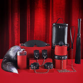 Lace Trim Leather Bondage Kit