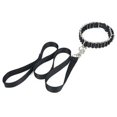 Laisse et collier de chaîne réglable