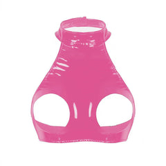 Soutien-gorge sexy à coupe ouverte et brillant