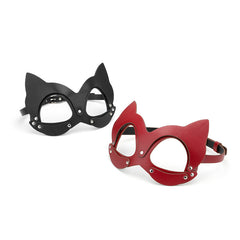 Masquerade Leather Cat Mask