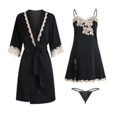 Silk Jacquard Sleep Set