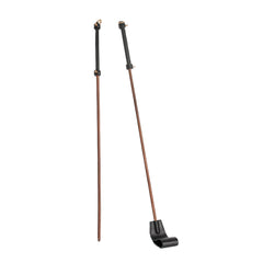 Pointeur/Crop de fessée en cuir et bois de noyer de qualité supérieure