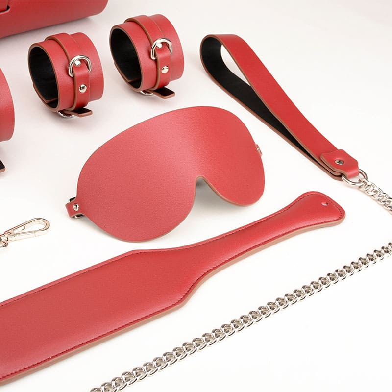 Kit de paquete de rollos de bondage de cuero