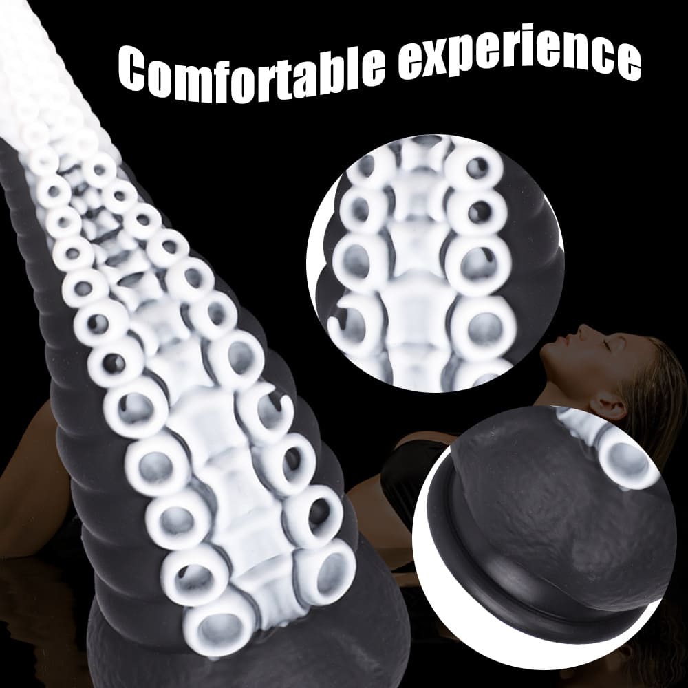 Expansor anal de silicona con diseño de tentáculo único