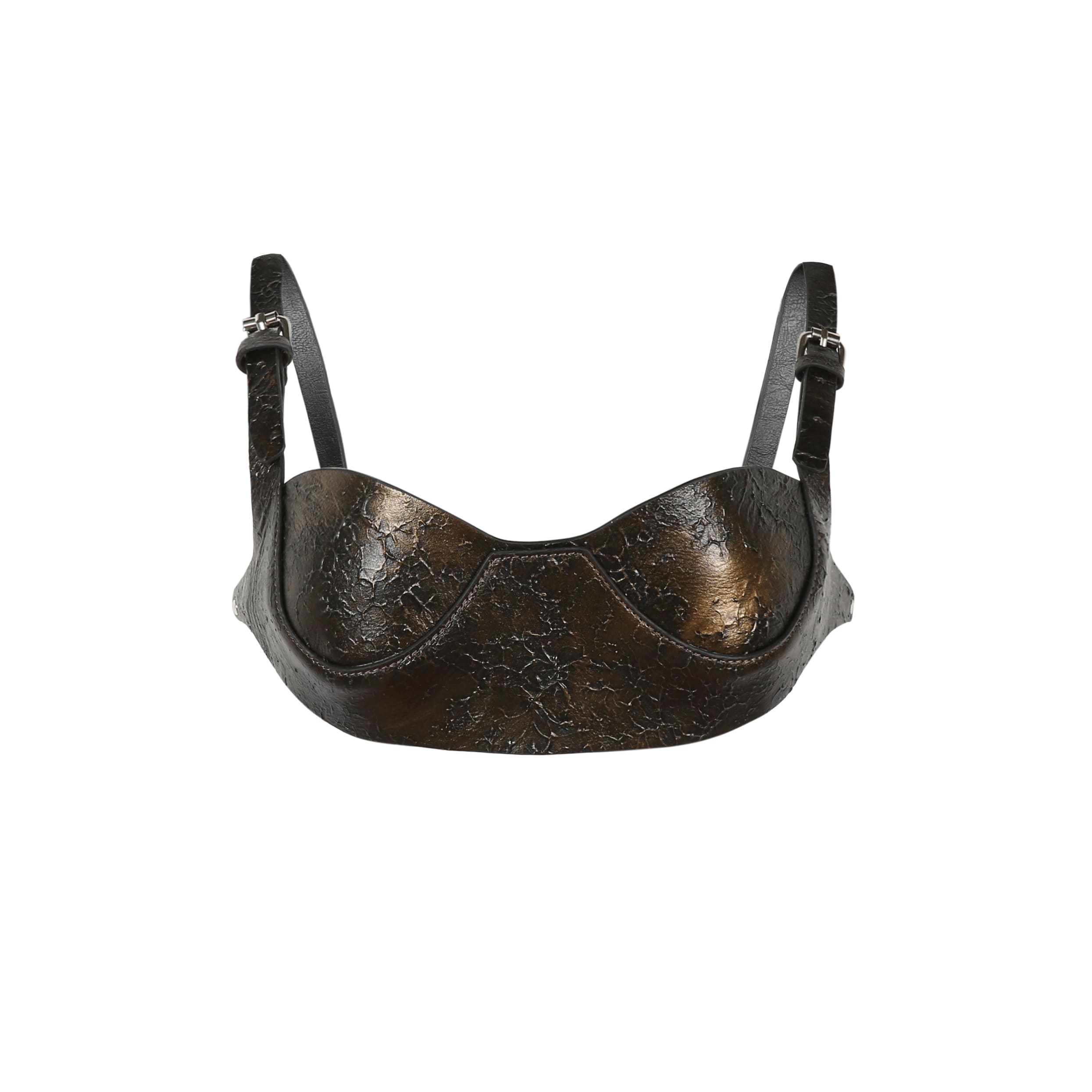 Conjunto de lencería bondage de cuero