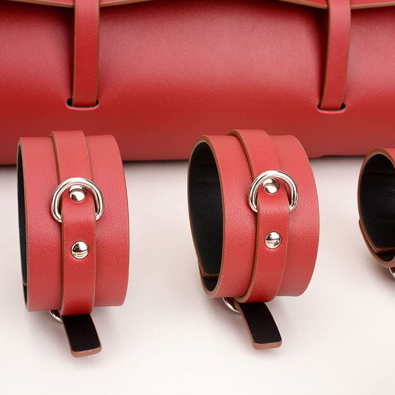 Kit de paquete de rollos de bondage de cuero