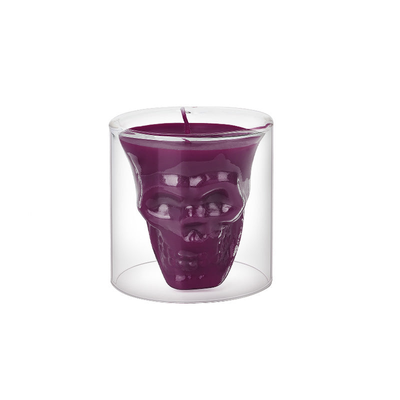 Skull Shape Low Temperature Cup Candle [Diversified Aroma]