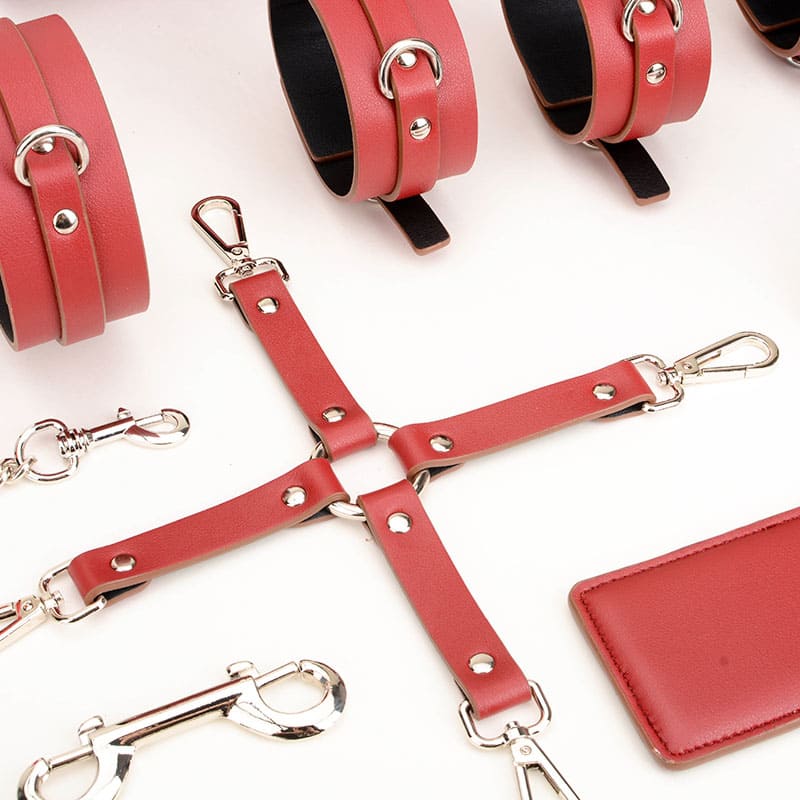 Kit de paquete de rollos de bondage de cuero