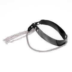 Latex Collar with Chain