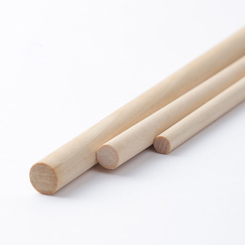 Frosted Handle Solid Wood Cane