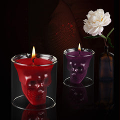 Skull Shape Low Temperature Cup Candle [Diversified Aroma]