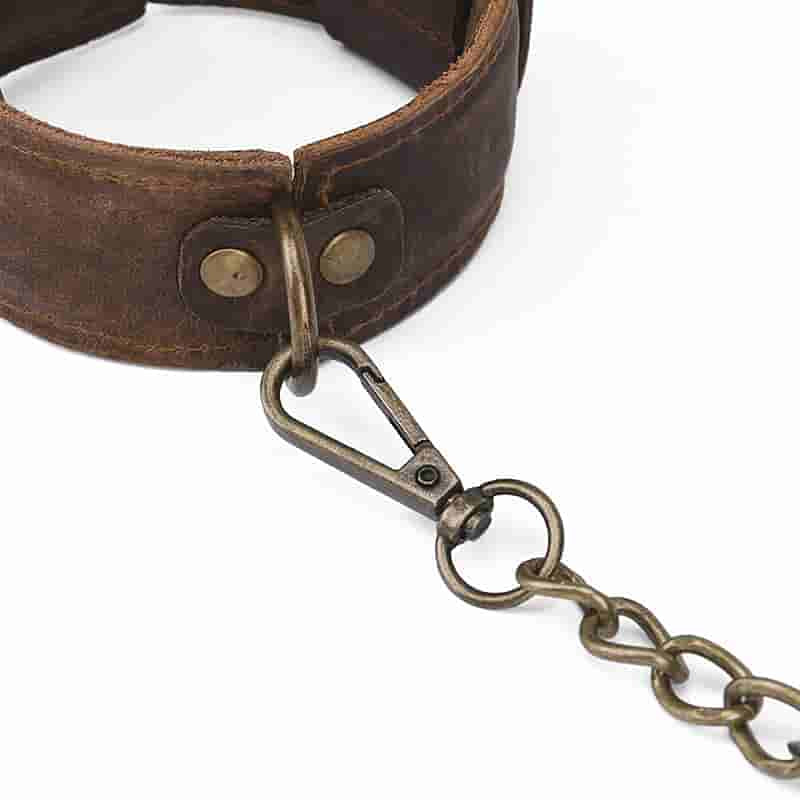 Vintage Leather Ankle Cuffs
