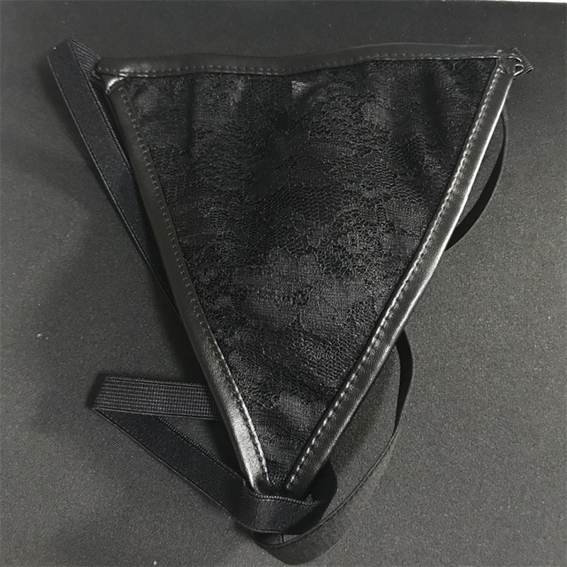 Leather Sexy Lace Corset with  Garter