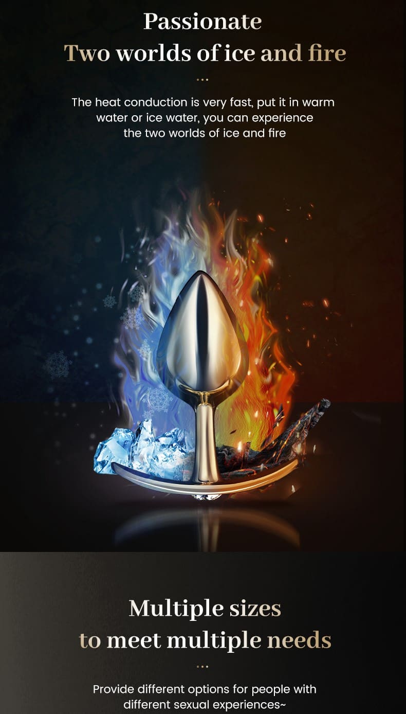 Plug Anal Diamante Dorado