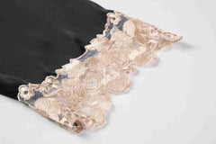 Bata de jacquard de seda
