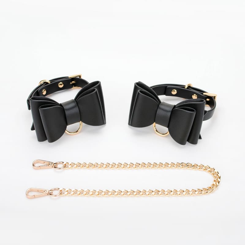 Kit de paquete de rollos de bondage de cuero con lazo