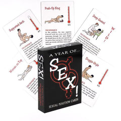 Cartes de jeu de position sexuelle