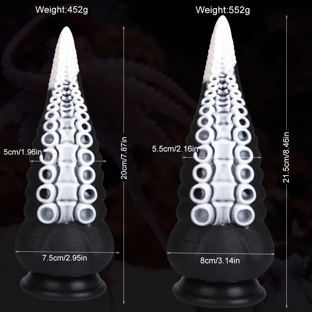 Expansor anal de silicona con diseño de tentáculo único