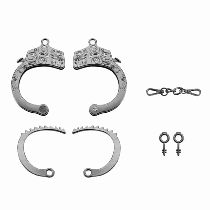 Menottes incrustées de diamants