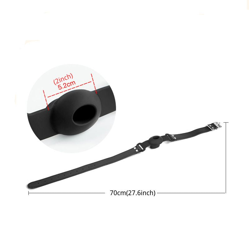 Bâillon ouvert en silicone