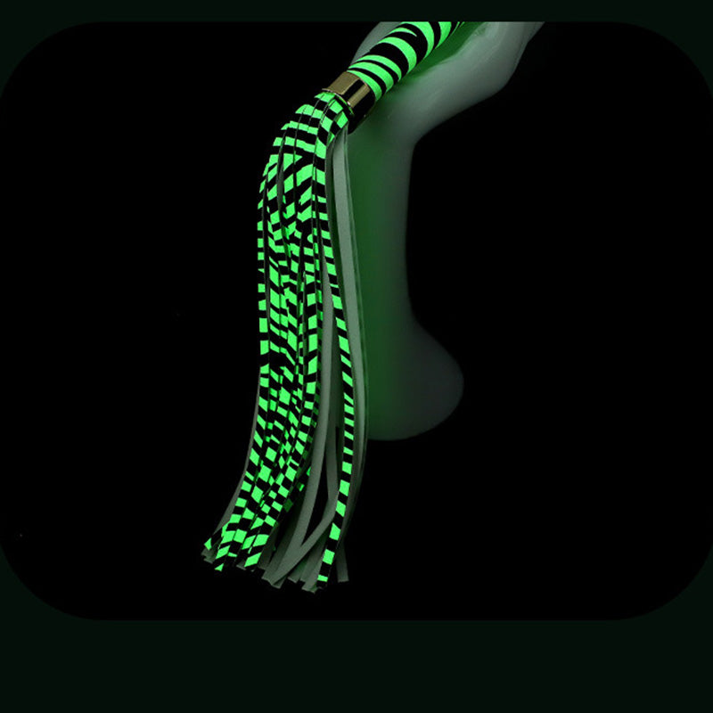 Glow-in-dark Zebra Print Bondage Set