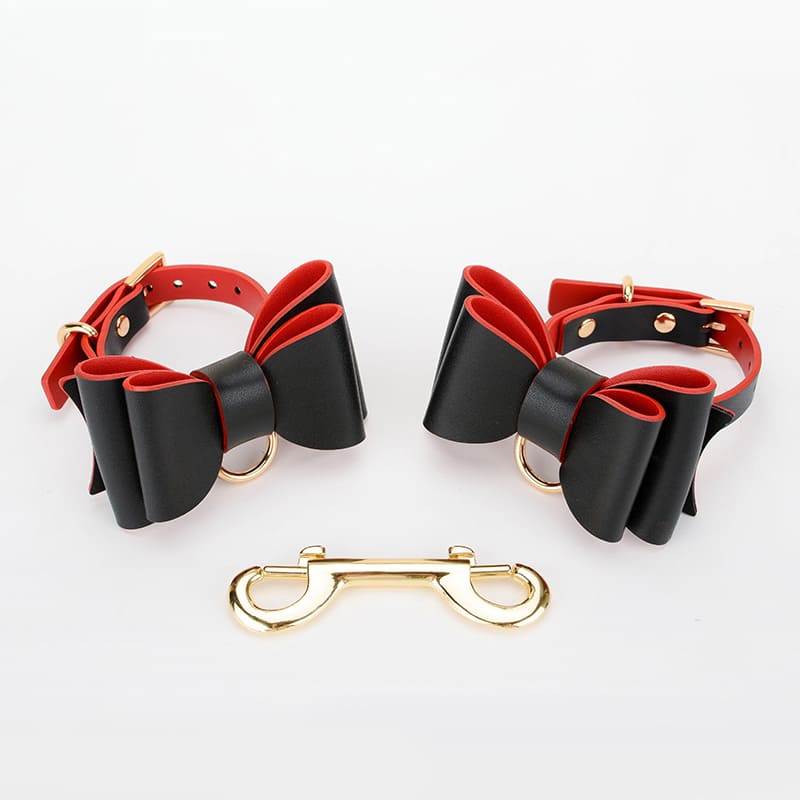 Kit de paquete de rollos de bondage de cuero con lazo