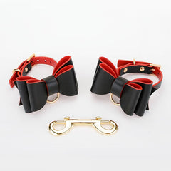 Kit de paquete de rollos de bondage de cuero con lazo