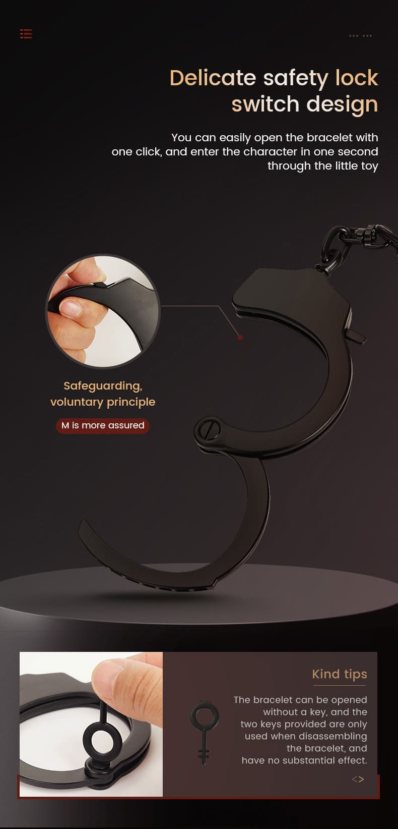 Single Alloy Handcuff