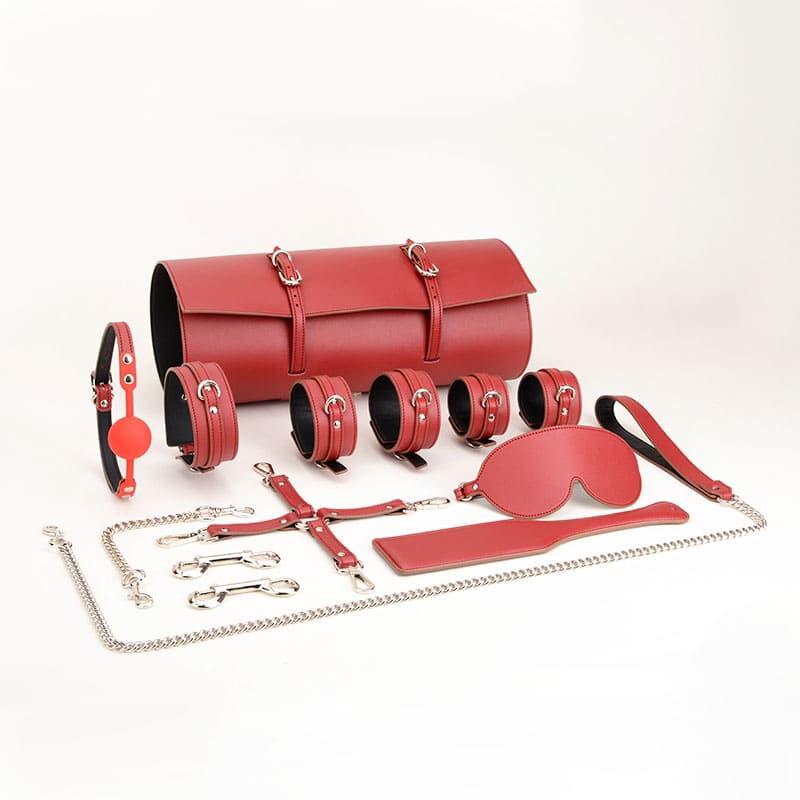 Kit de paquete de rollos de bondage de cuero